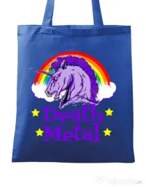 Sacosa din panza Death Metal Albastru regal