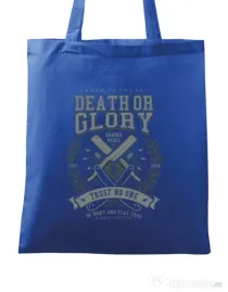 Sacosa din panza Death or Glory Albastru regal