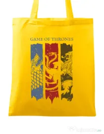 Sacosa din panza Game of Thrones Galben
