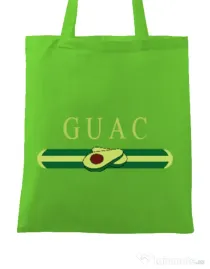 Sacosa din panza Guac Verde mar