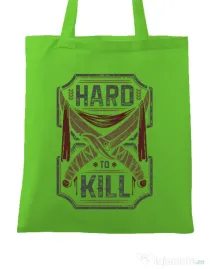 Sacosa din panza Hard To Kill Verde mar
