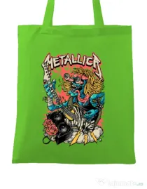 Sacosa din panza Heavy Guitar Verde mar