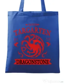 Sacosa din panza House Targaryen Albastru regal