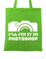 Sacosa din panza I’ll fix it Verde mar