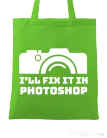 Sacosa din panza I’ll fix it Verde mar