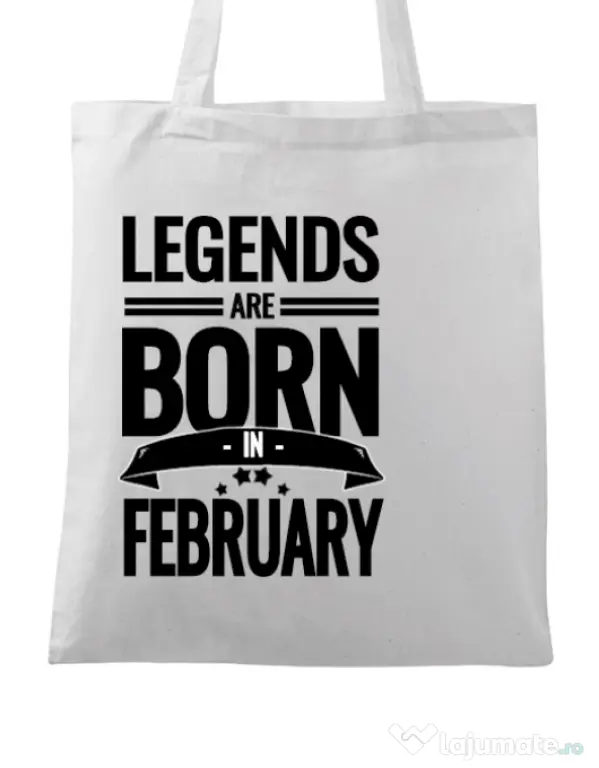 Sacosa din panza Legends Alb