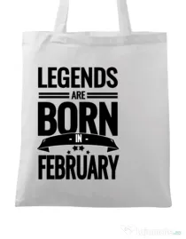 Sacosa din panza Legends Alb