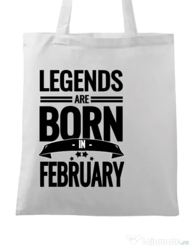 Sacosa din panza Legends Alb