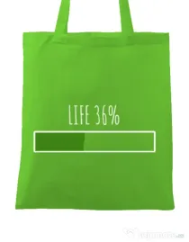 Sacosa din panza Life Verde mar