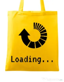 Sacosa din panza Loading Galben