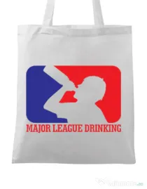 Sacosa din panza Major league Alb