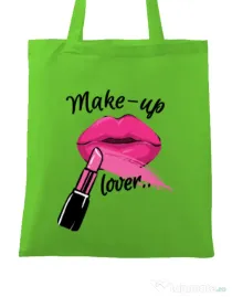Sacosa din panza Make up lover Verde mar