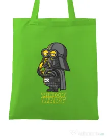 Sacosa din panza Minion Wars Verde mar