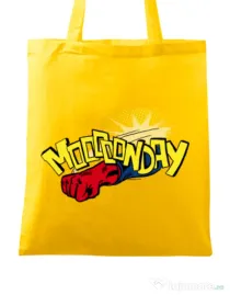 Sacosa din panza Mooonday Galben