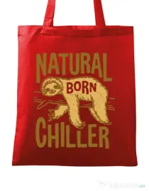 Sacosa din panza Natural born chiller Rosu