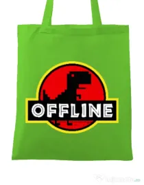 Sacosa din panza Offline Verde mar