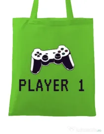 Sacosa din panza Player 1 Verde mar
