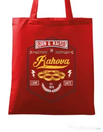Sacosa din panza Rahova Rosu