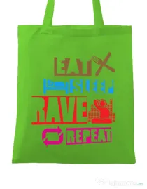 Sacosa din panza Raver Verde mar