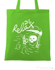 Sacosa din panza Relax Verde mar