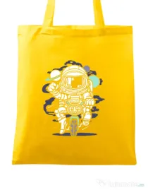 Sacosa din panza Space Bike Galben