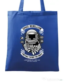 Sacosa din panza Space Rebellion Albastru regal