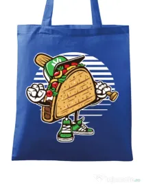 Sacosa din panza Taco Albastru regal