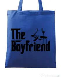 Sacosa din panza The boyfriend Albastru regal
