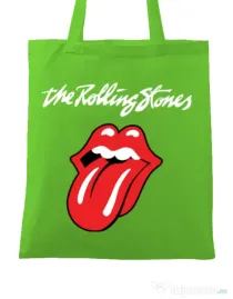Sacosa din panza The Rolling Stones Verde mar