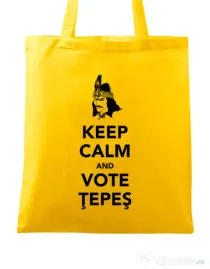 Sacosa din panza Vote Tepes Galben