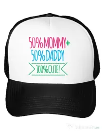 Sapca personalizata 100 Cute Alb