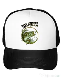 Sapca personalizata Bass jumpers drop a line Alb