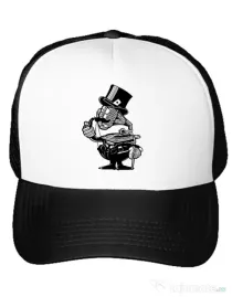 Sapca personalizata Gramophone head Alb