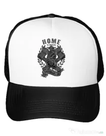 Sapca personalizata Home Is Where Alb