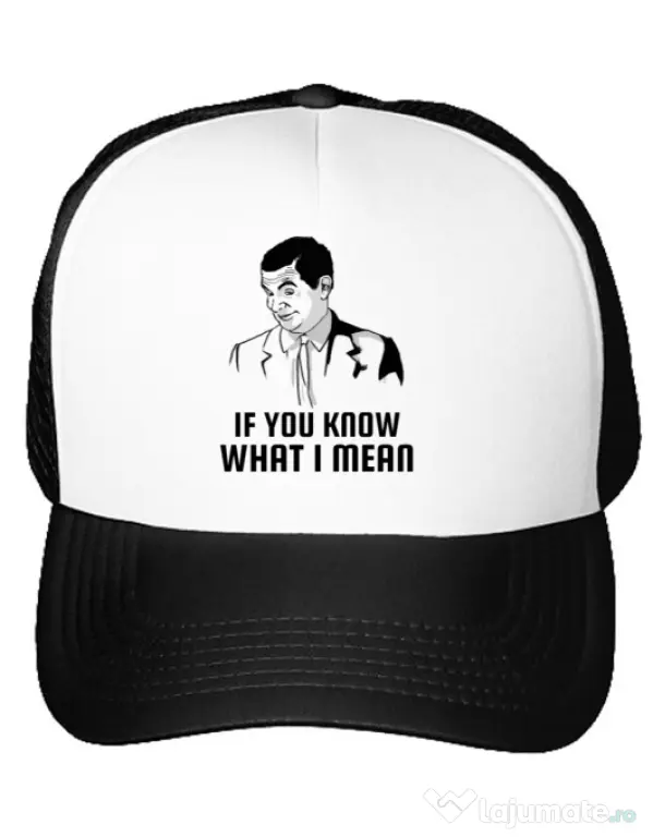Sapca personalizata If you know what i mean Alb