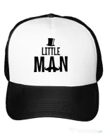Sapca personalizata Little man Alb
