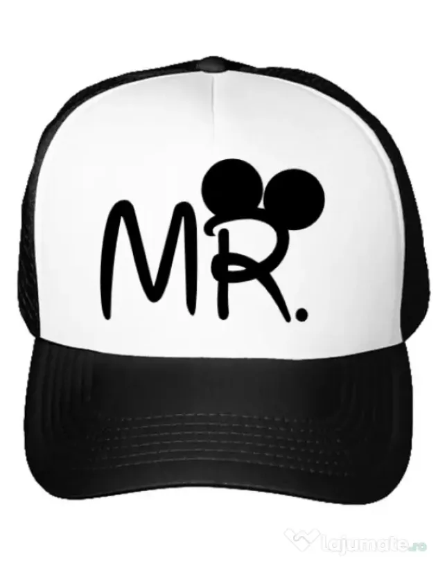 Sapca personalizata Mr Mickey Alb