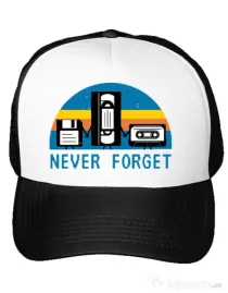 Sapca personalizata Never forget Alb
