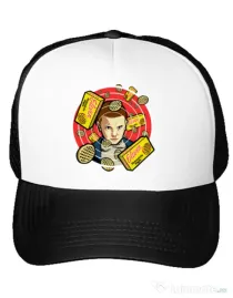 Sapca personalizata Stranger Waffles Alb