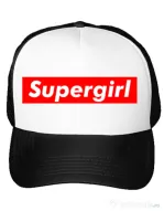 Sapca personalizata Supergirl Alb