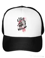 Sapca personalizata The lone wolf Alb