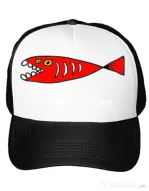 Sapca personalizata This fish can kill you Alb