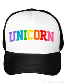Sapca personalizata Unicorn Alb