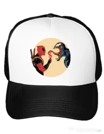 Sapca personalizata Venom icecream Alb