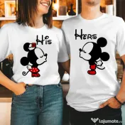 Set Tricouri Cuplu His and Hers 