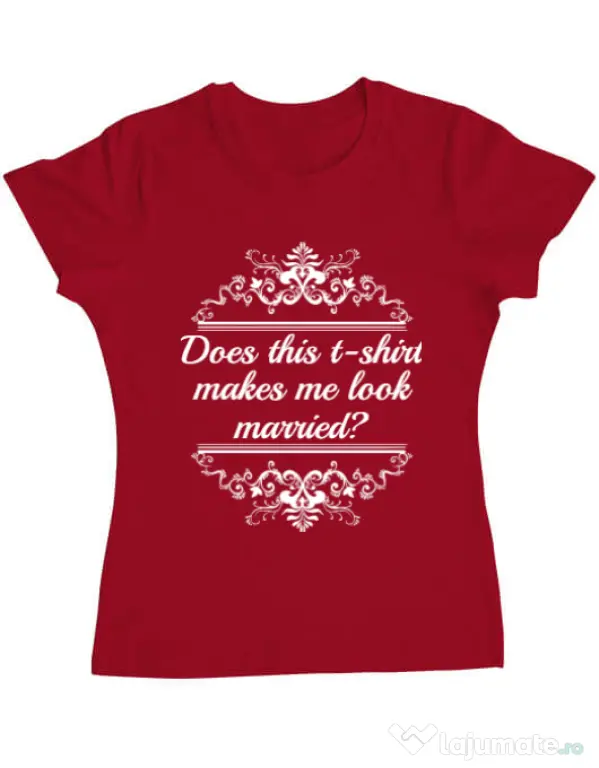 Tricou Mireasa ADLER Marriage Rosu