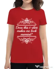 Tricou Mireasa ADLER Marriage Rosu 