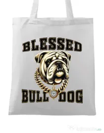 Sacosa din panza BULLDOG 03 Alb