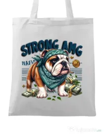Sacosa din panza BULLDOG 09 Alb