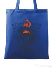 Sacosa din panza Dead rockers Albastru regal 